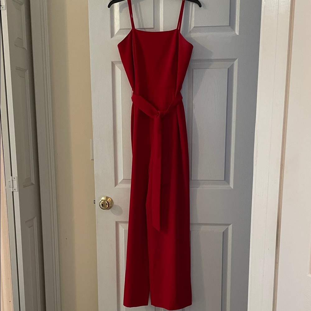 Gianni Bini Elegant Red Sleeveless jumpsuit